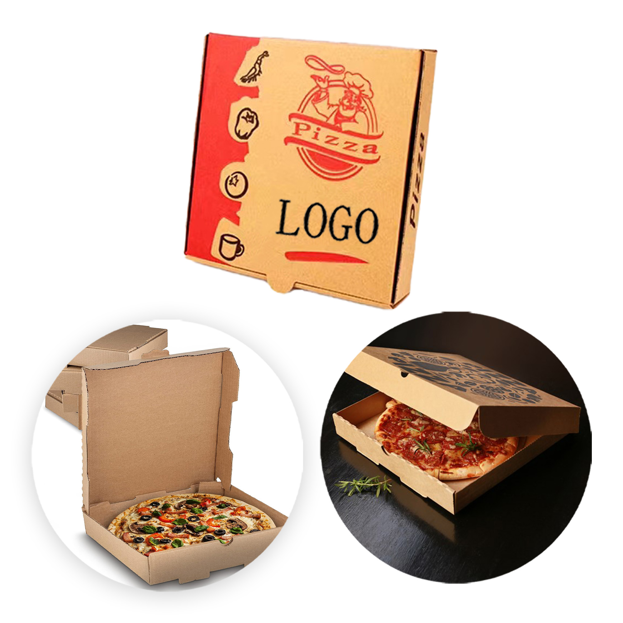 PU021 Pizza Packaging Box