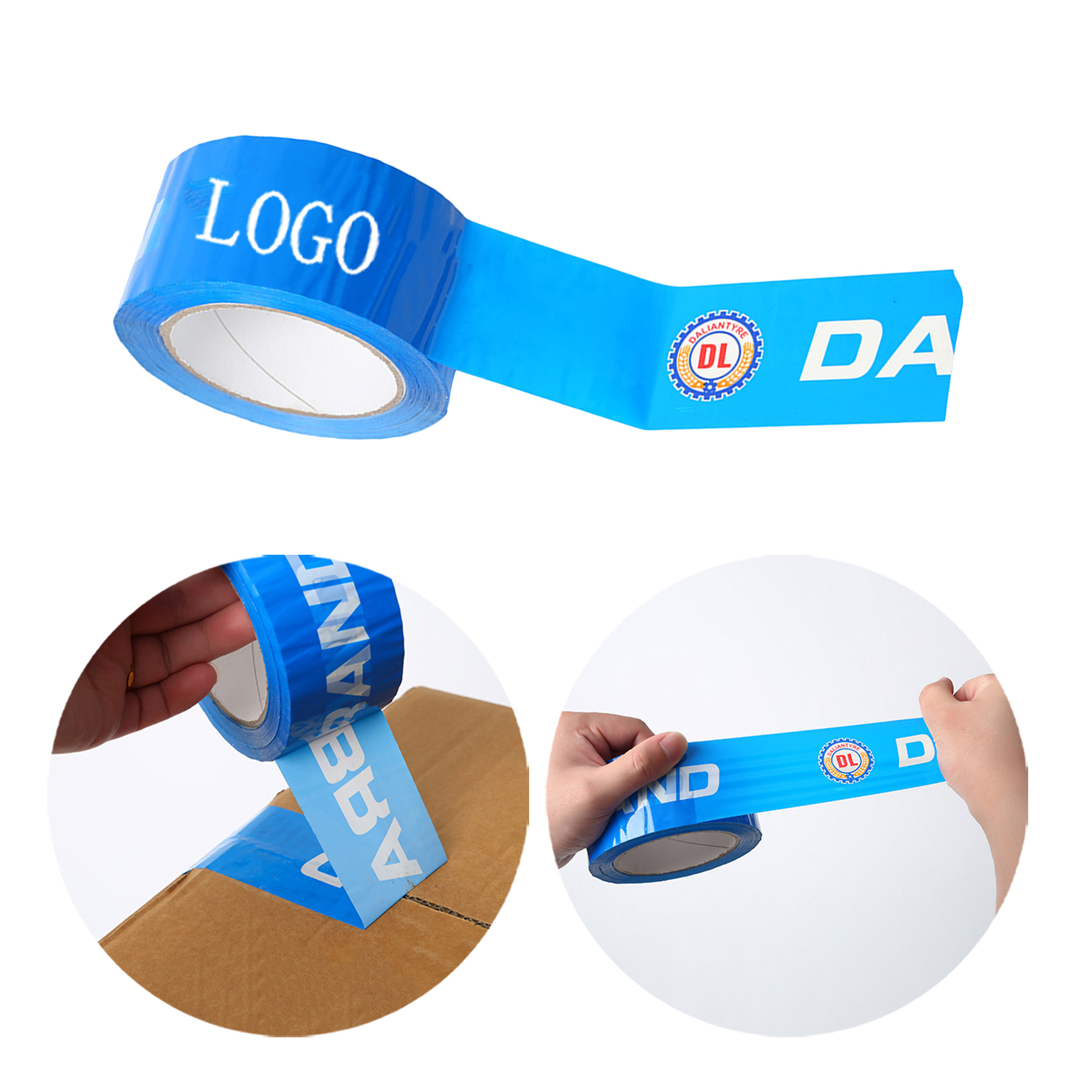PU028 Sealing blue letter tape 