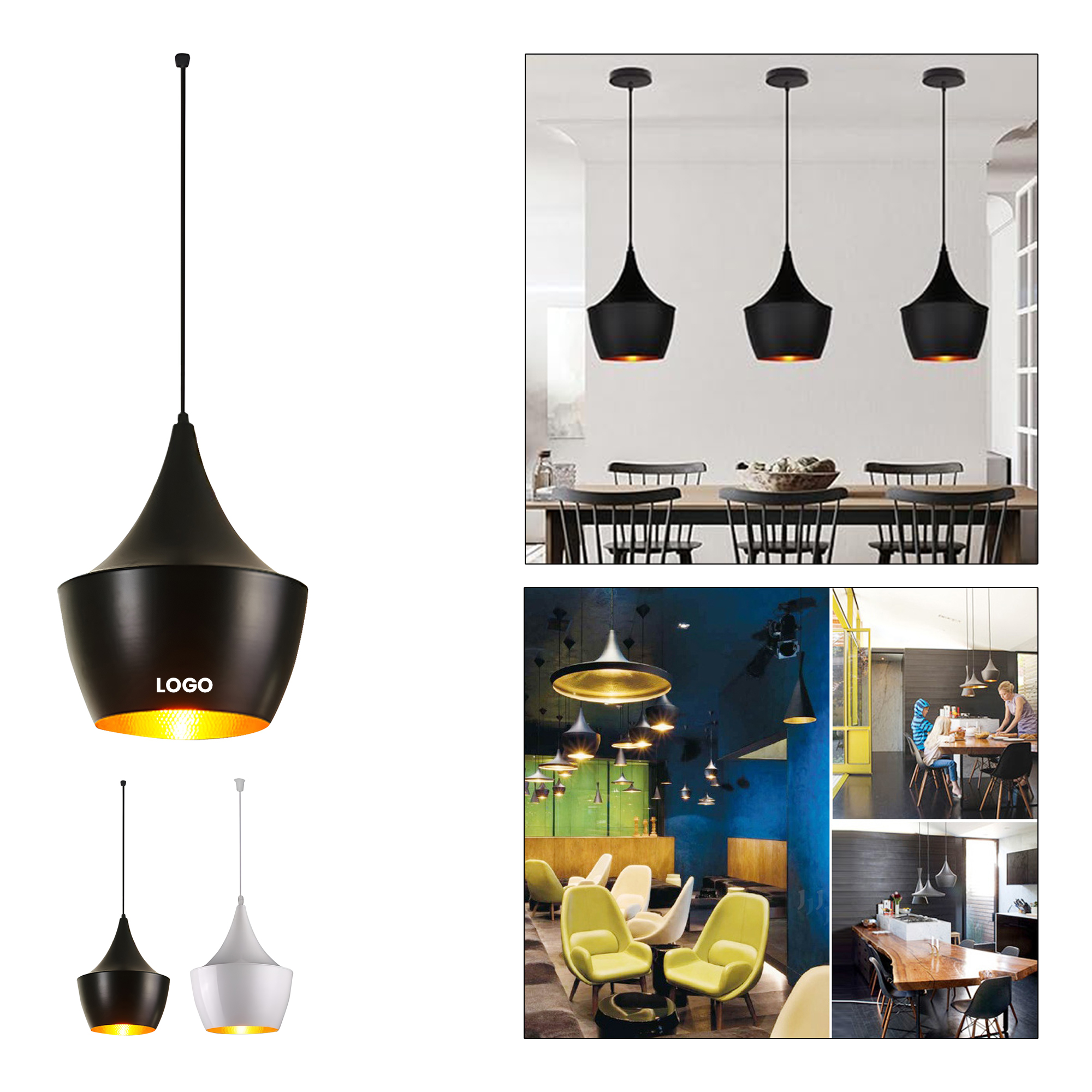 PU060 RETRO CHANDELIERS 9.1" x 11.8"