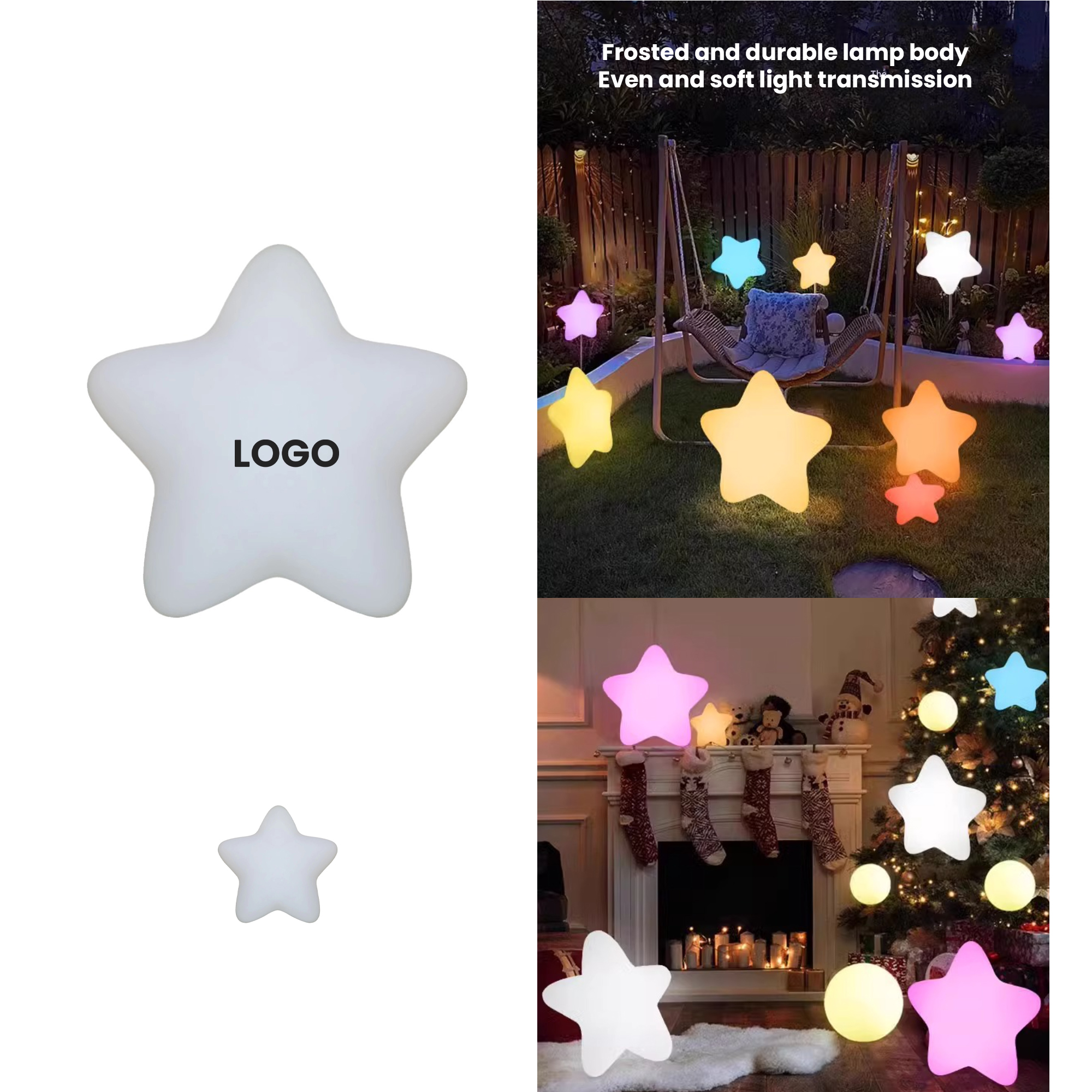 PU144 Creative Outdoor Star Lights