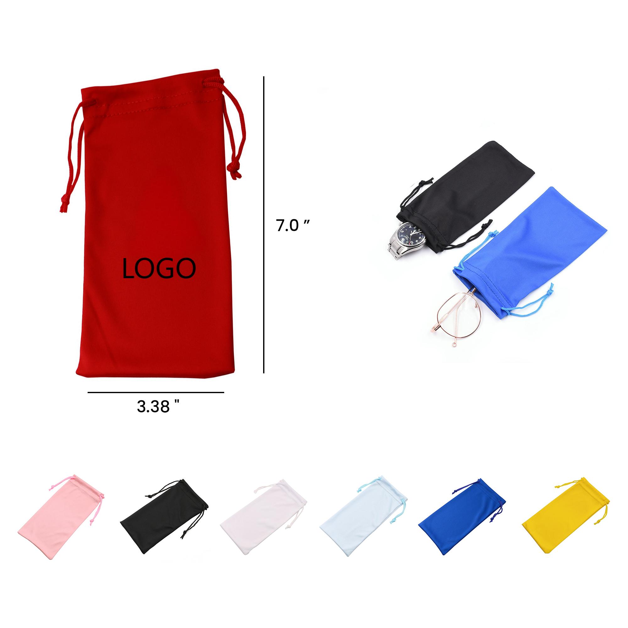 PU172 Microfiber Drawstring Pouch 0.12 " x 7.0 " x 3.38 "