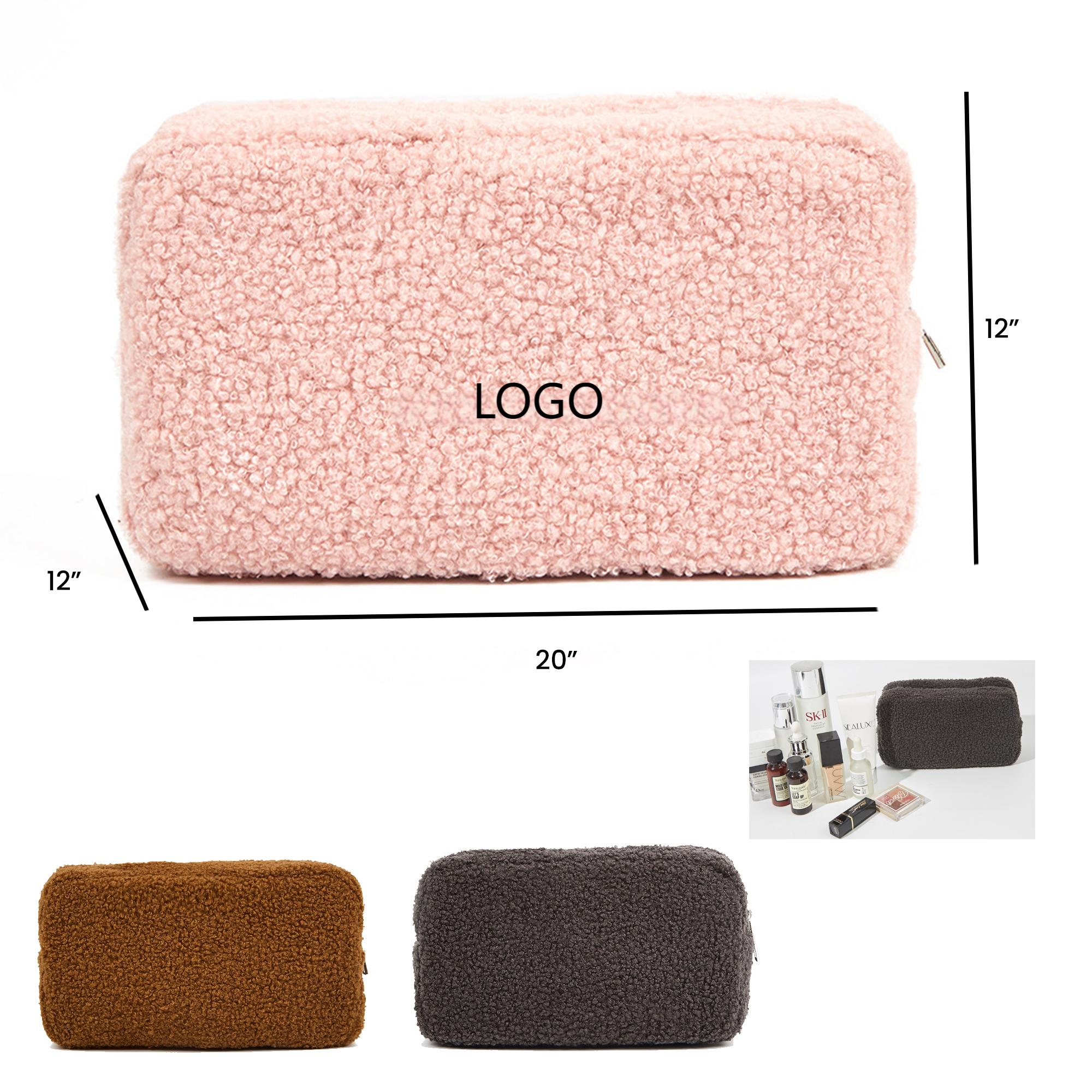 PU178 Cosmetic Bag made of Fleece 20" x 12" x 12"